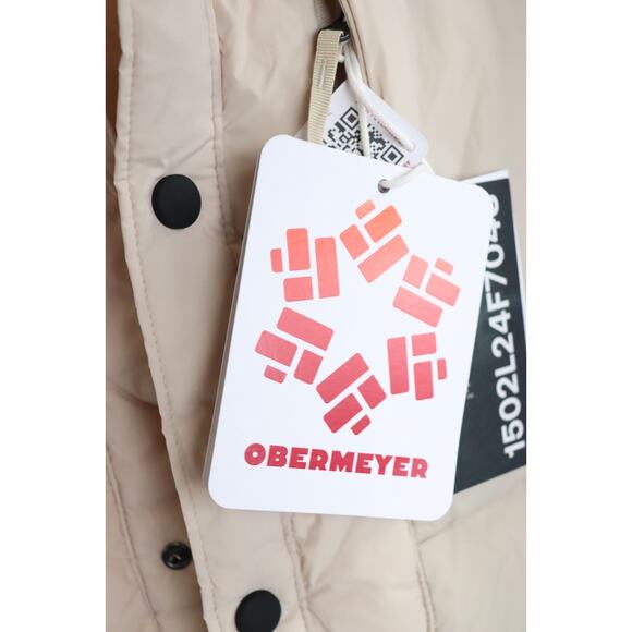 Obermeyer Explorer Down Shirt Jacket Mens Large Cement Waterproof Puffer $249 - Picture 4 of 10